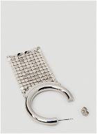 Pixel Hoop Earrings in Silver