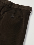 Kingsman - Slim-Fit Straight-Leg Cotton-Corduroy Suit Trousers - Brown