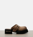 Balenciaga Venom leather mules