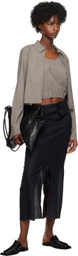 Gabriela Coll Garments Black No.208 Maxi Skirt