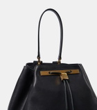 The Row Backpack 11 leather backpack