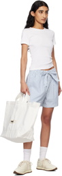 Tekla Off-White Beach Tote