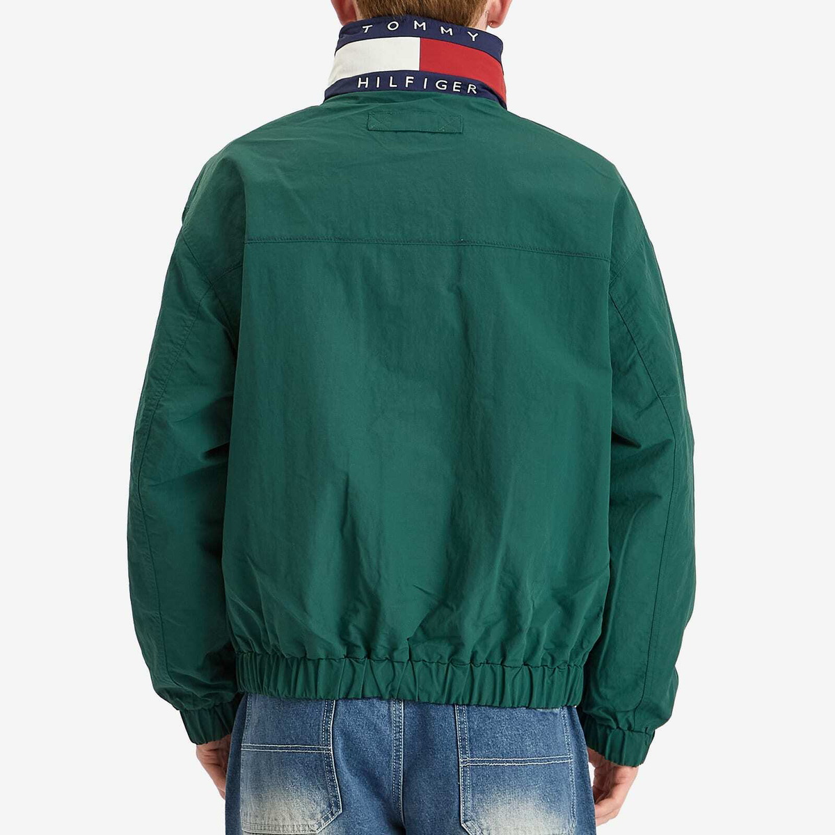 Tommy Jeans Men's Gi Sailing Reversible Jacket in Green