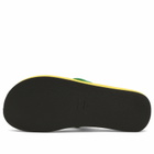 Coperni Women's FOAM FLIP FLOPS in Green-Yellow