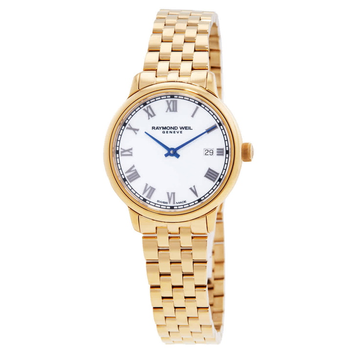 Photo: Raymond Weil Toccata Quartz White Dial Ladies Watch 5985-P-00359