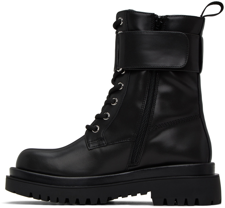 Versace Jeans Couture Black Drew Boots Versace