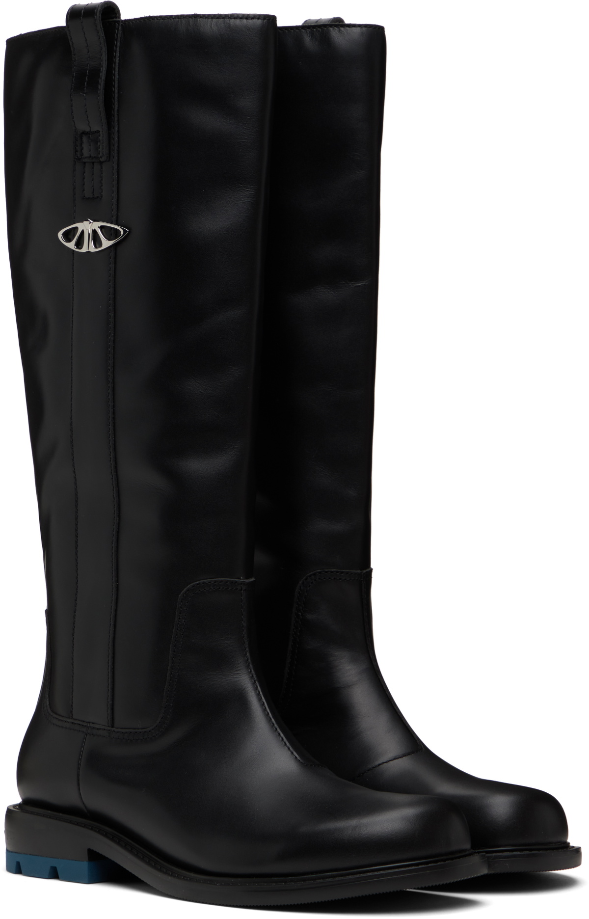 both Black Re:Re Knee Boots