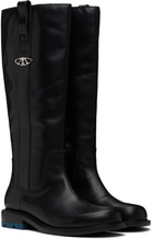 both Black Re:Re Knee Boots
