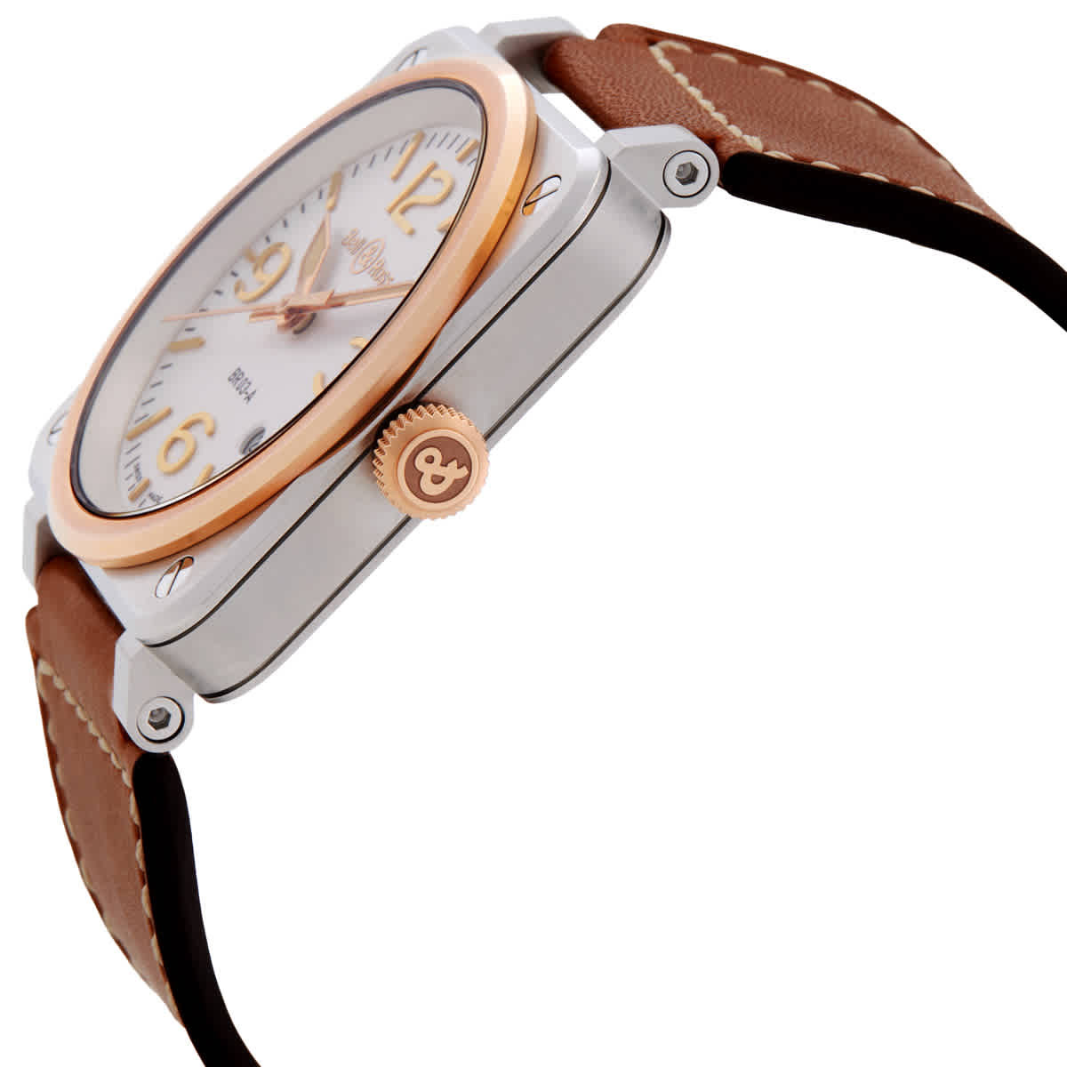 Bell and Ross BR 03 Automatic White Dial Mens Watch BR03A-WH-STPG/SCA