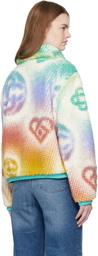Casablanca Multicolor Monogram Fleece Jacket