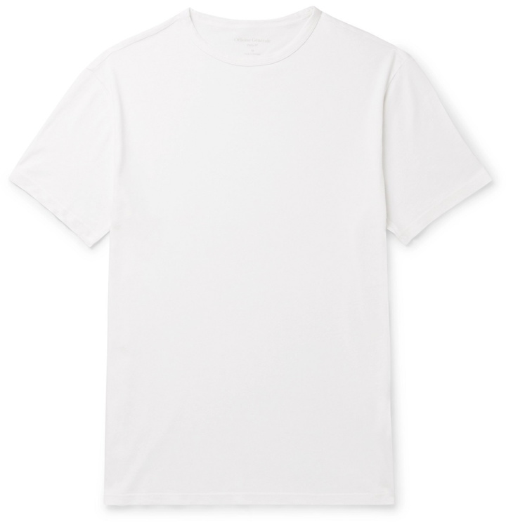 Photo: Officine Generale - Cotton-Jersey T-shirt - White