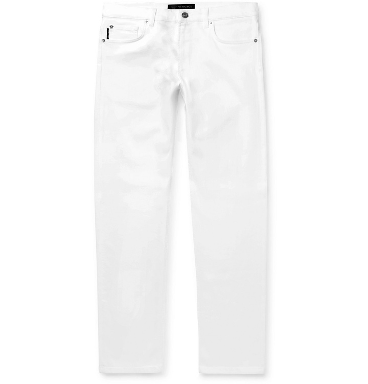 Photo: Versace - Denim Jeans - White