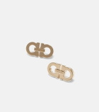 Ferragamo Gancini logo earrings