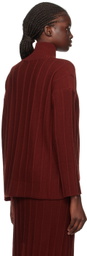 Max Mara Leisure Red Beira Turtleneck