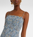 Veronica Beard Clem floral cotton and silk maxi dress