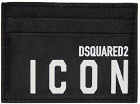Dsquared2 Black Be Icon Card Holder