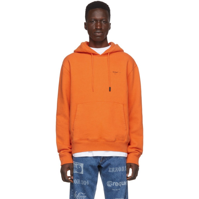 Photo: Off-White Orange Logo Hoodie