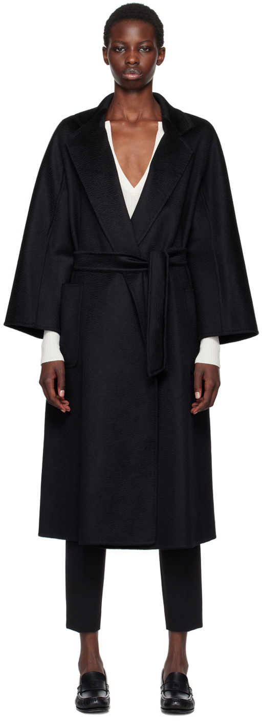 MAX MARA|COATS (LUDMILLA1 (11011121 003 / 11011121600 0 Max Mara Black Ludmilla Icon Coat Max Mara