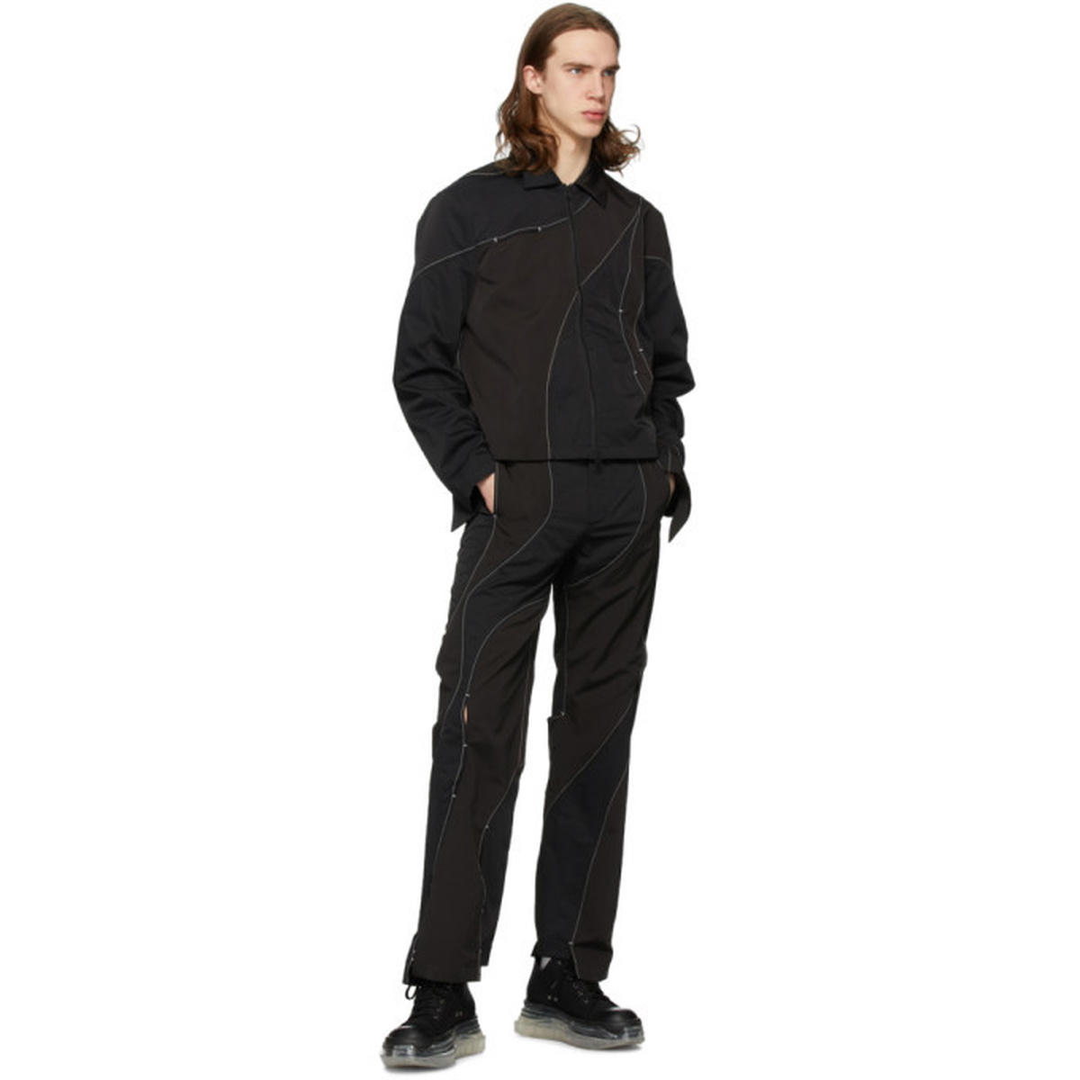 Post Archive Faction PAF Black 3.0 Technical Left Trousers Post