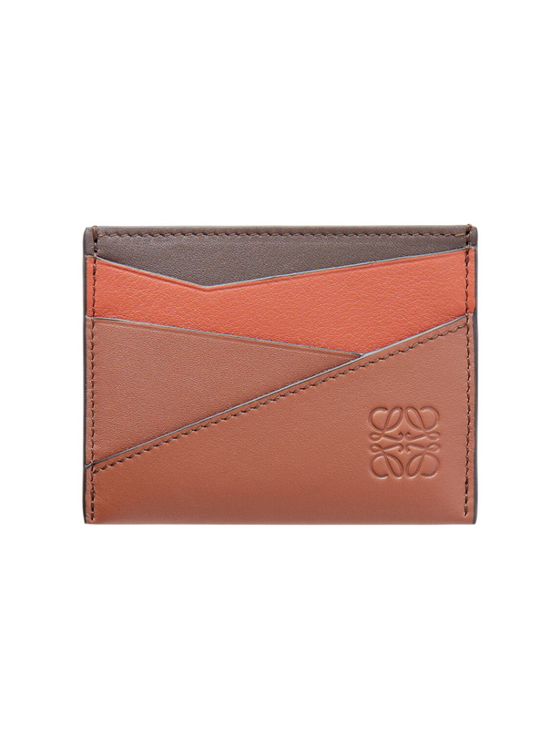 Photo: LOEWE - Puzzle Edge Logo-Debossed Leather Cardholder