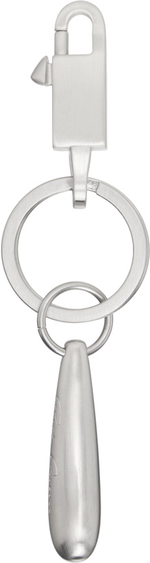 Photo: Rick Owens Silver Hollywood Teardrop Keychain