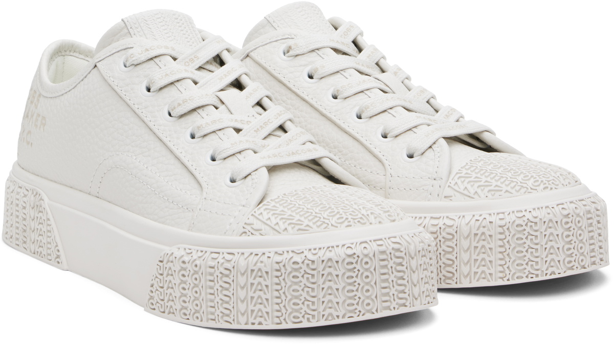 Marc Jacobs White 'The Leather' Sneaker Marc Jacobs