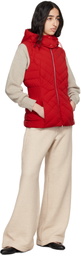 MACKAGE Red Hoshi Hooded Light Down Vest