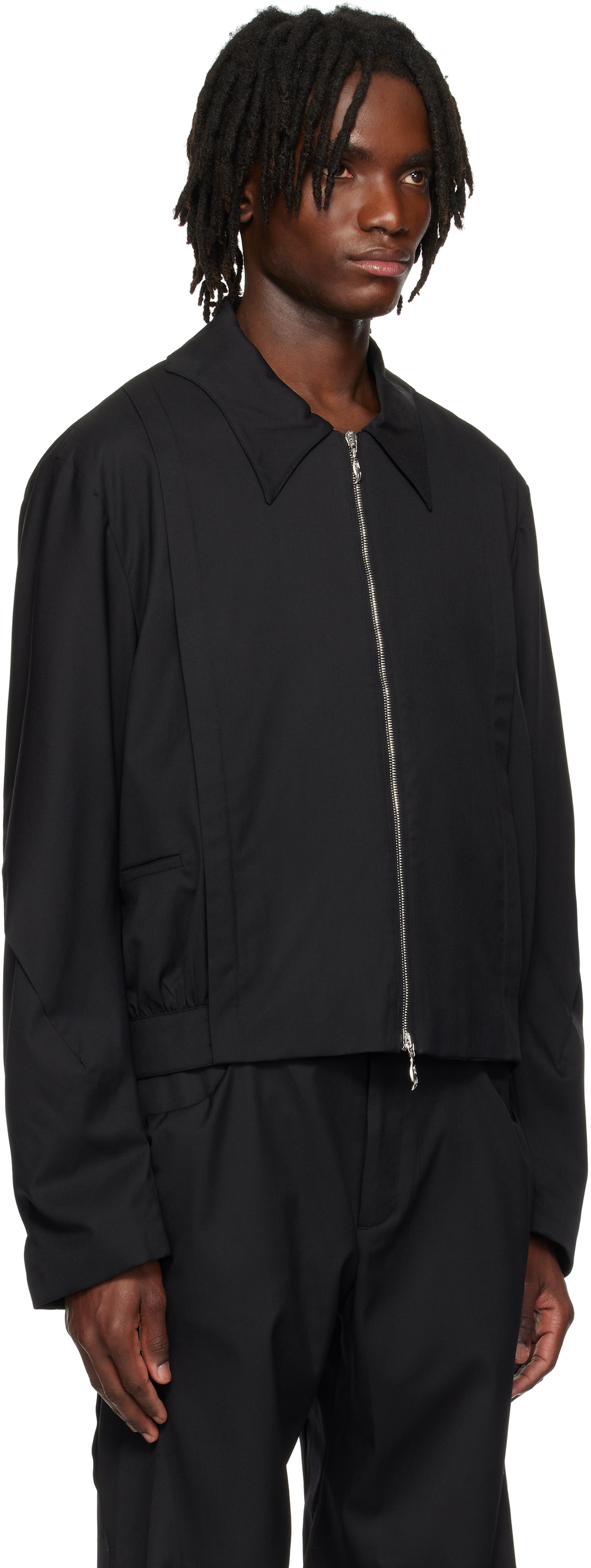 CMMAWEAR Black Batwing Jacket