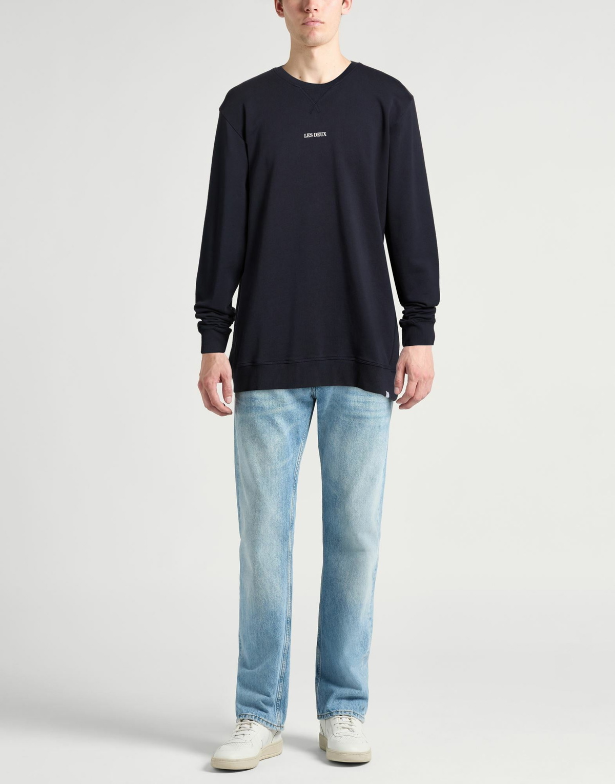 Les Deux Mens Sweatshirt Midnight in Blue