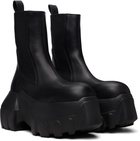 Rick Owens Black Beatle Mega Tractor Chelsea Boots