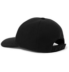 BURBERRY - Logo-Embroidered Cotton-Jersey Baseball Cap - Black