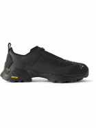 ROA - Katharina Light Rubber and Leather-Trimmed Ripstop Sneakers - Black