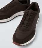 Loro Piana Week End Walk suede-trimmed sneakers