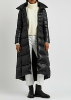 Herno Quilted Belted Shell Coat Black