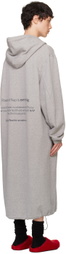 doublet Gray 'Power Nap' Hoodie