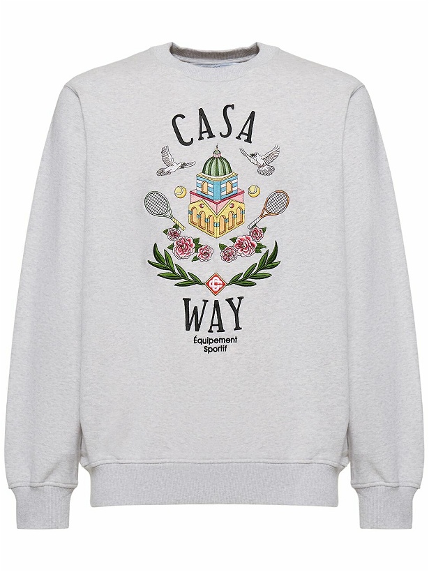 Photo: CASABLANCA - Casa Way Organic Cotton Sweatshirt
