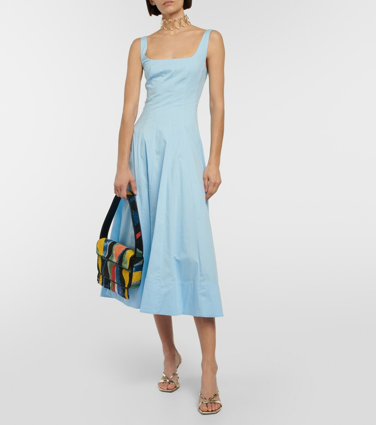 Staud Wells pleated dress Staud Staud Wells pleated dress Staud