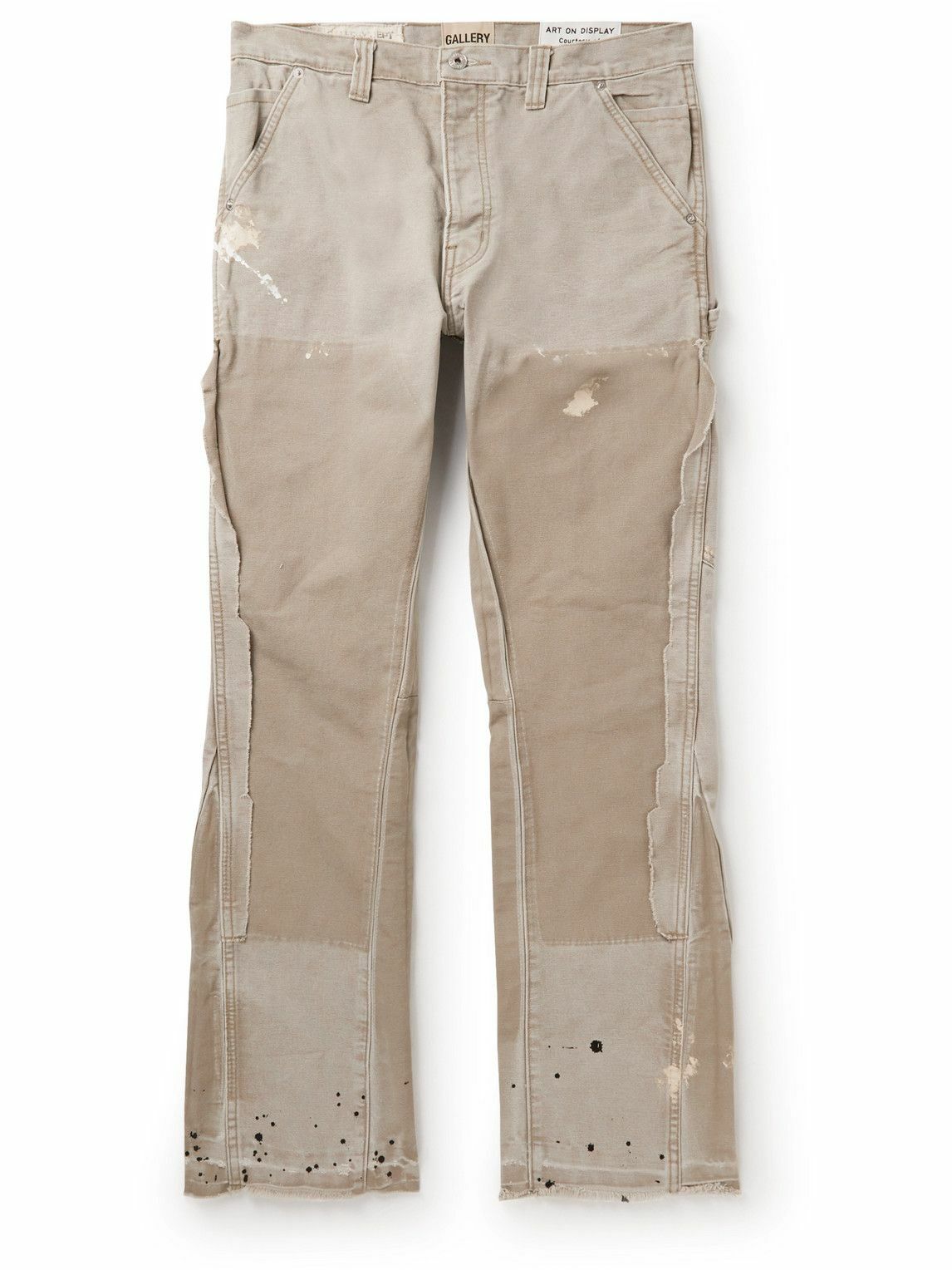 Gallery Dept. - La Flare Carpenter Slim-Fit Distressed Paint