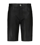 Stouls Sofiane leather Bermuda shorts