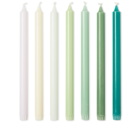 HAY Gradient Candle - Set of 7 in Greens 