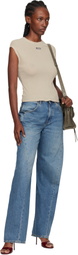Ksubi Taupe Staple S/S T-shirt