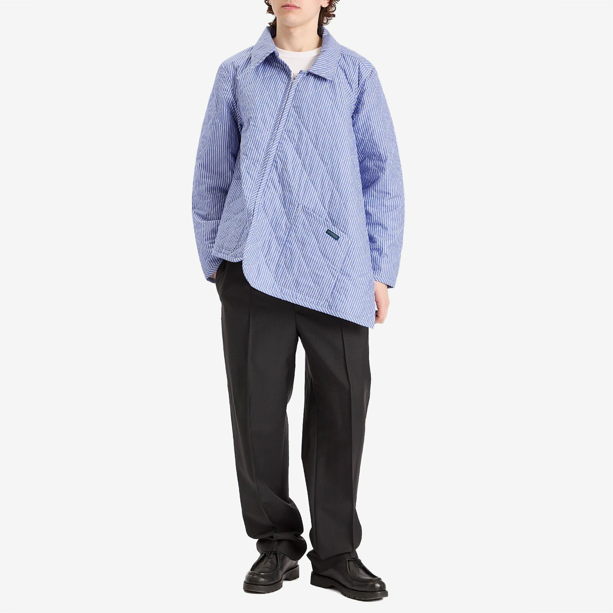 Comme des Garçons SHIRT Men's x Lavenham Stripe Jacket in Blue