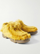 Burberry - Shearling Shoes - Yellow