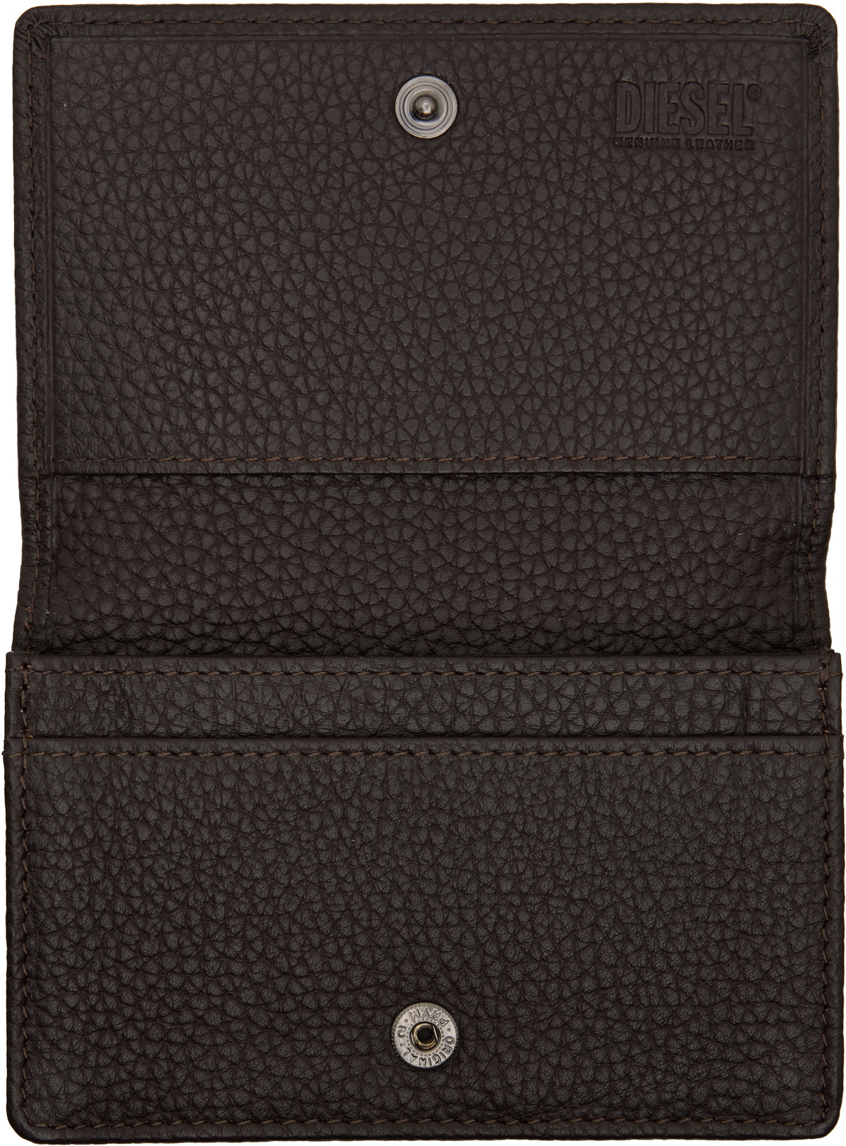 Diesel Brown Hissu Evo IV Card Holder