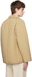 XENIA TELUNTS Beige Quilted Jacket