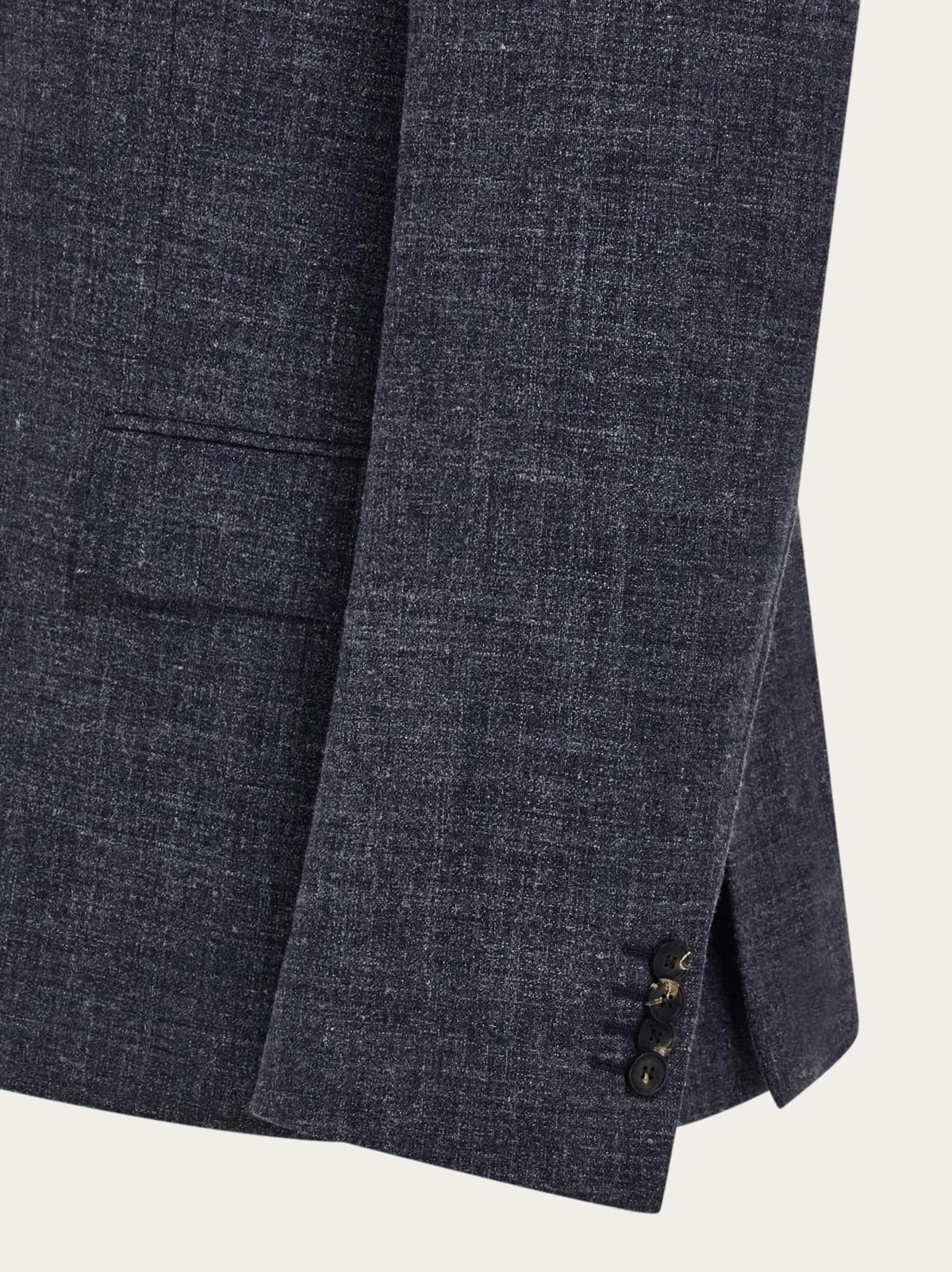 Ferragamo Mens Single breasted flannel blazer in Blue