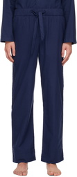 Tekla Blue Drawstring Pyjama Pants