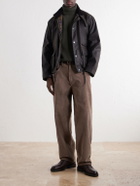 Anderson & Sheppard - Cashmere Rollneck Sweater - Green