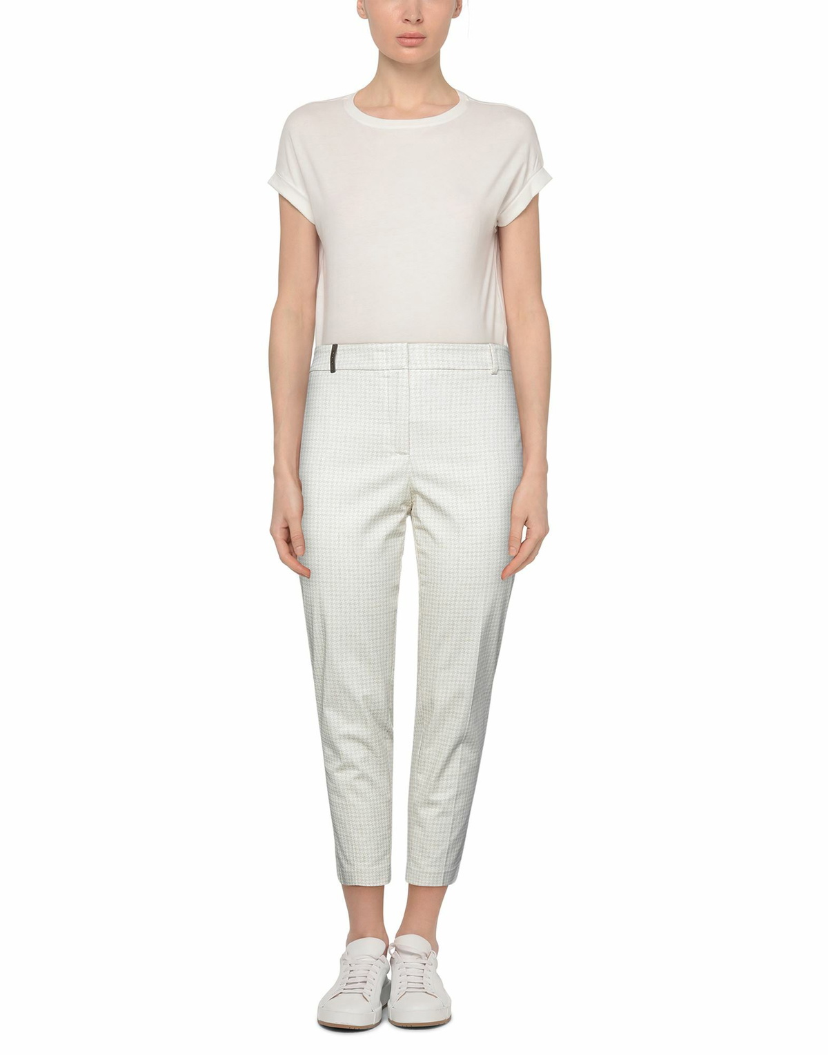 Peserico Womens Pants Ivory