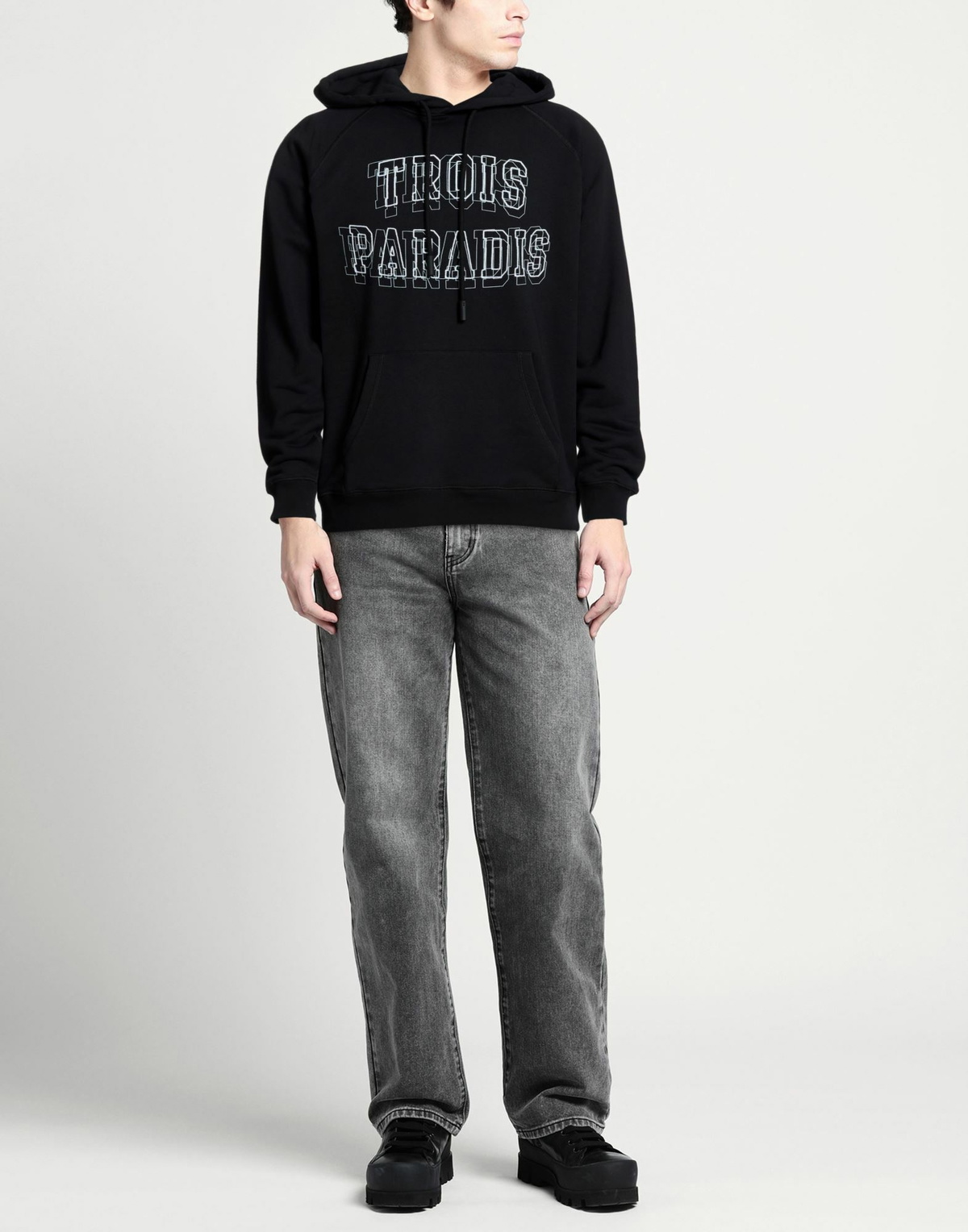 3.paradis Mens Sweatshirt in Black